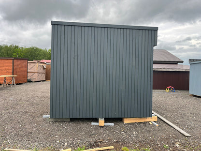 Sandeliukas 3x3 su įleistu stogu